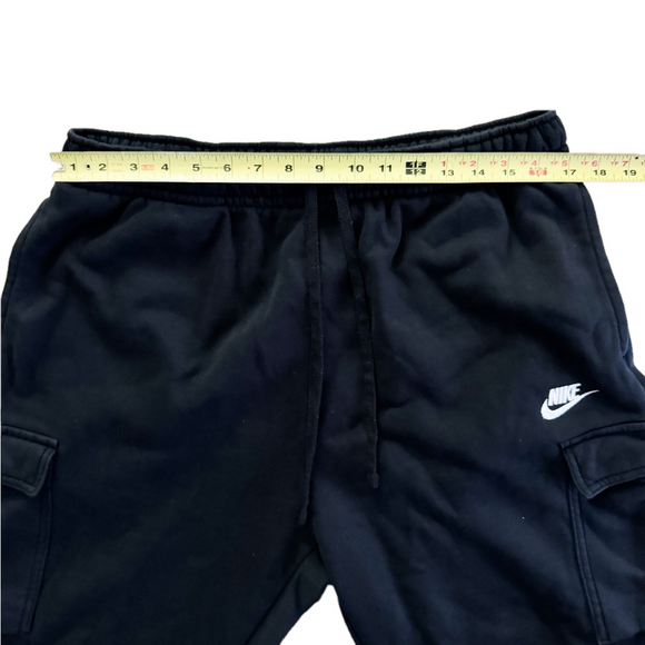 Nike Sportswear Club Fleece Men's Cargo Pants Black Size XL - Picture 10 of 10
